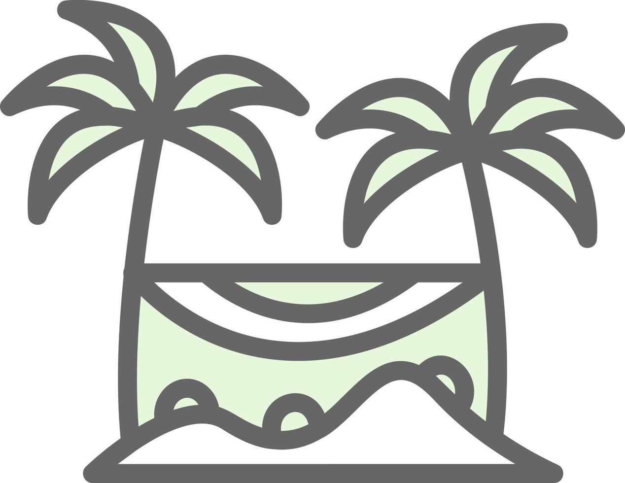 Hammock Vector Icon Design