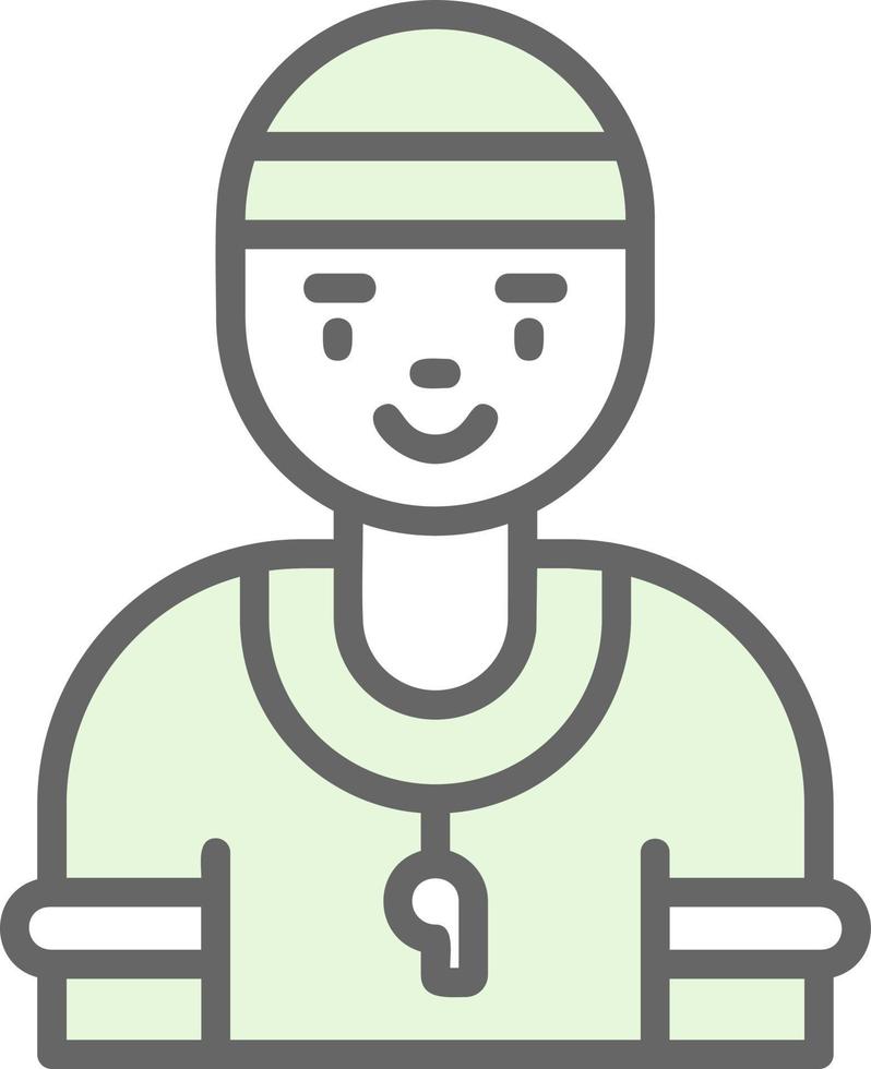 Trainer Vector Icon Design