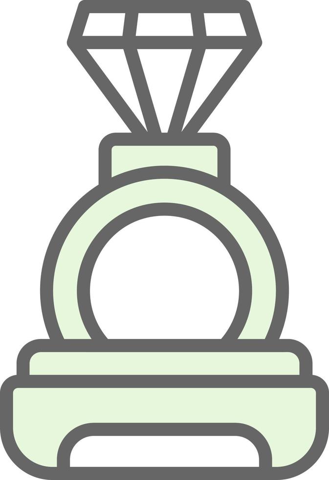 Diamond Ring Vector Icon Design
