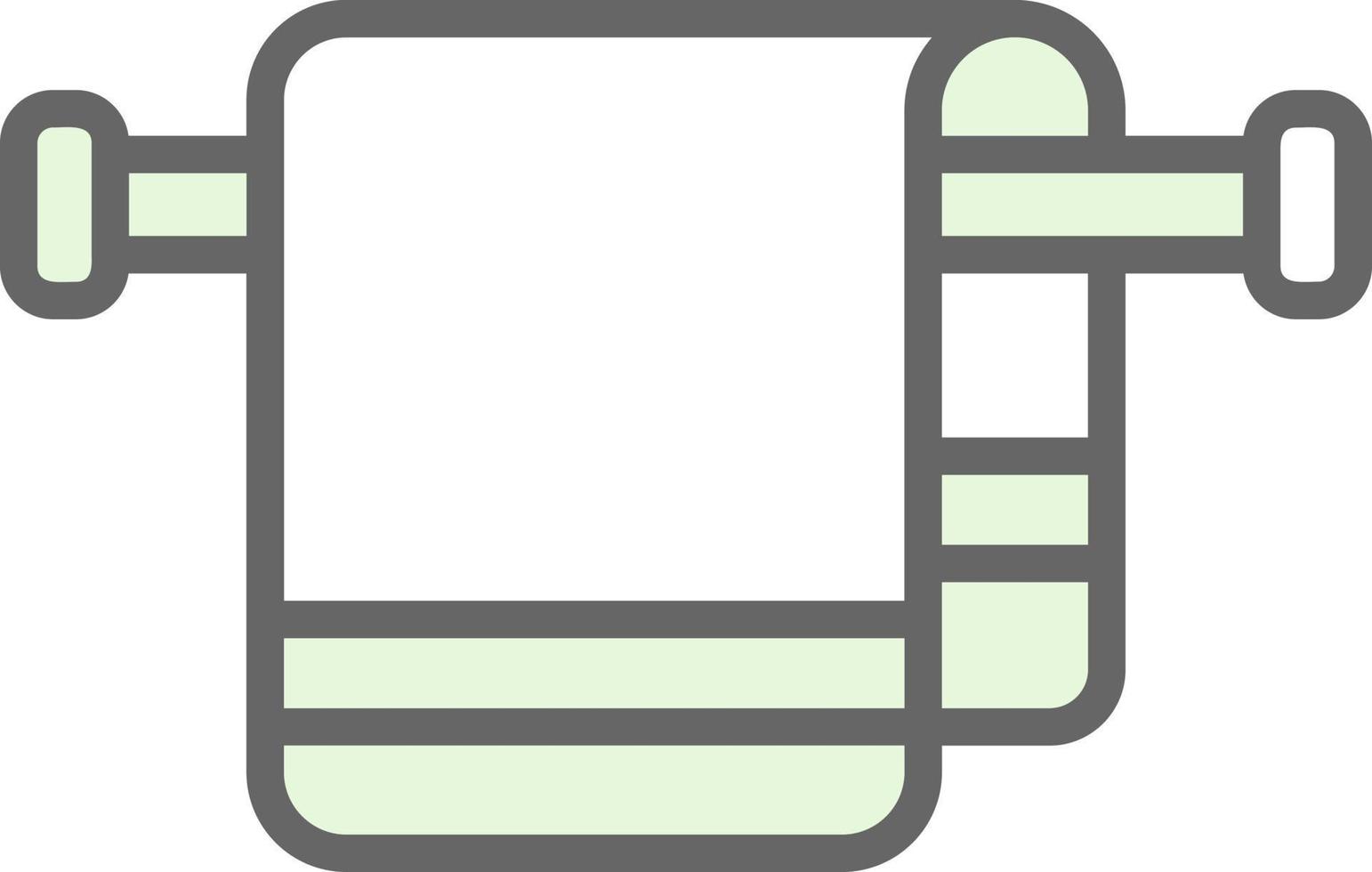 Towel Vector Icon Design