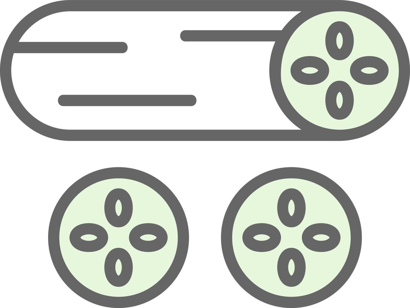 Cucumber Vector Icon Design