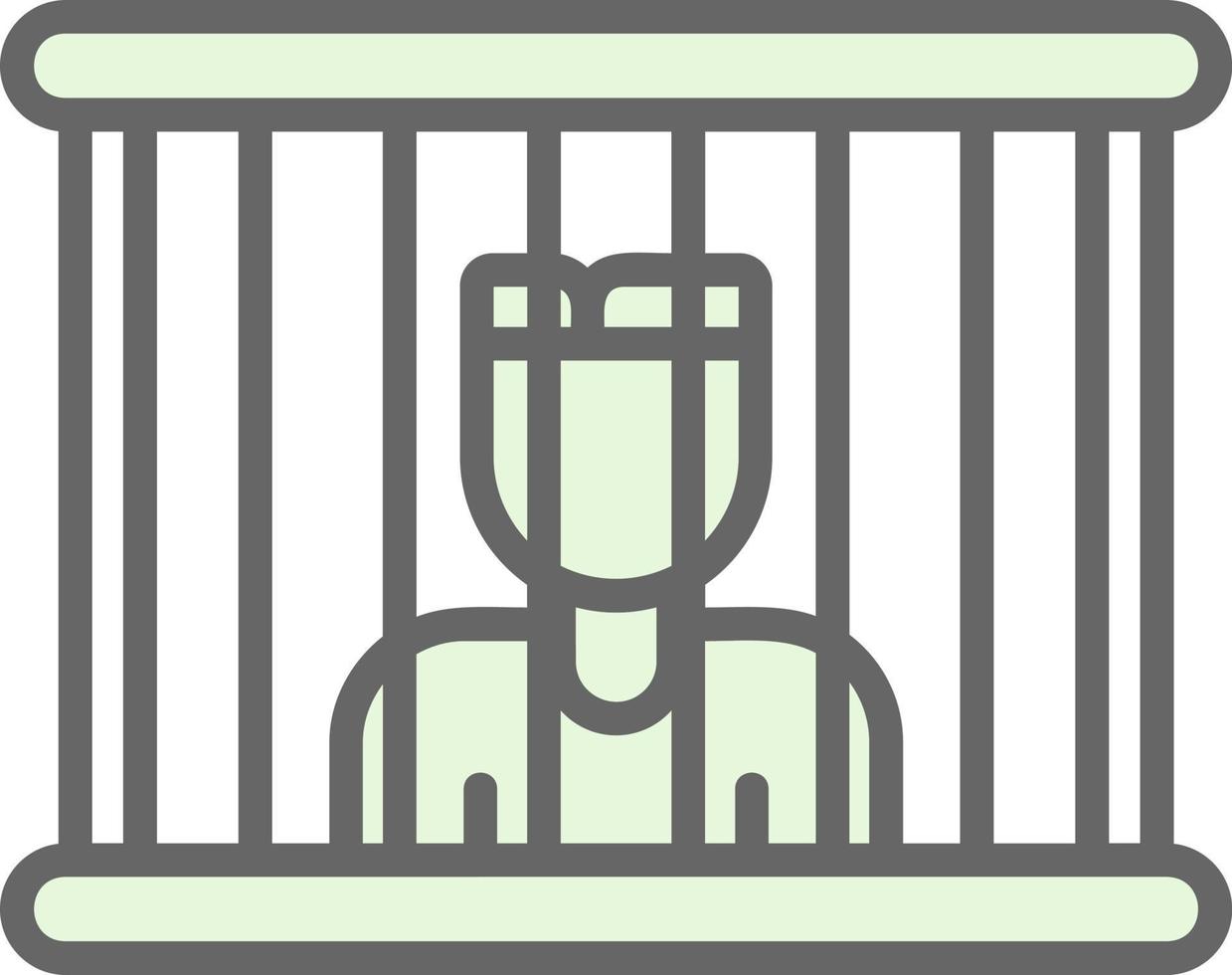 Prisoner Vector Icon Design