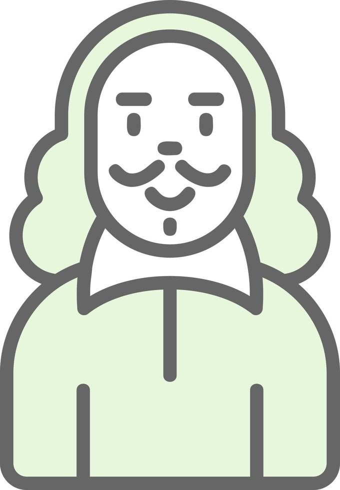 Shakespeare Vector Icon Design