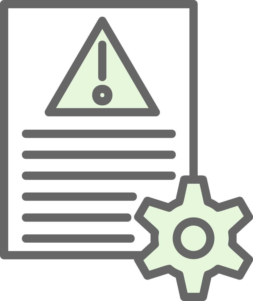 Risk Management Vector Icon Design