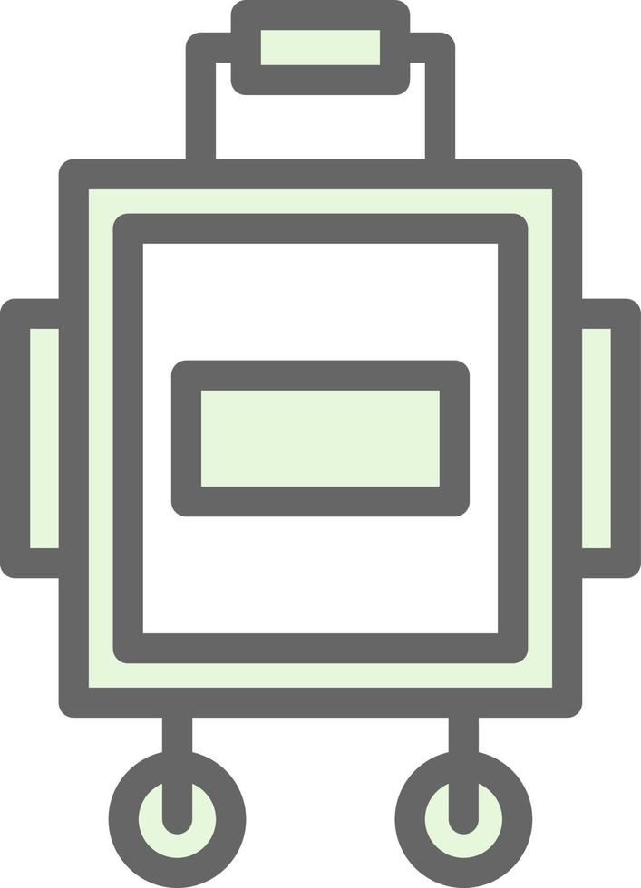 Luggage Vector Icon Design