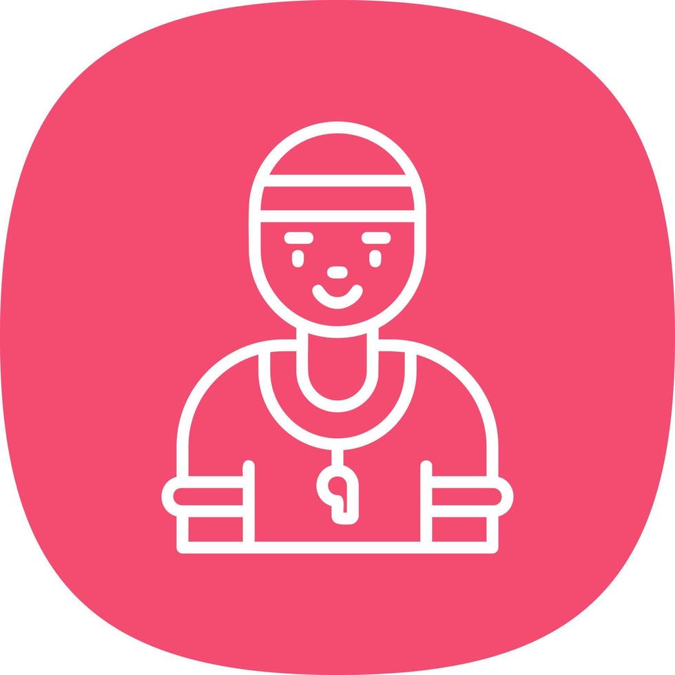 Trainer Vector Icon Design