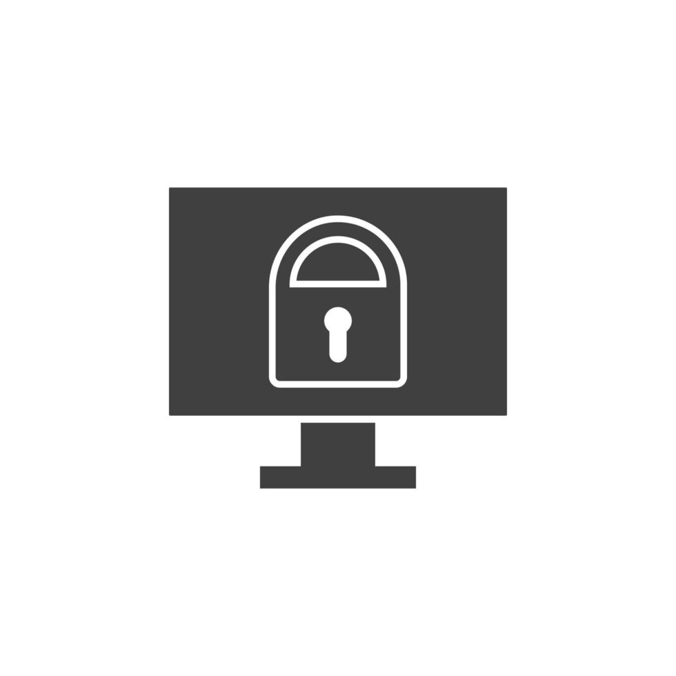 Database, server, clock, monitor vector icon. Element of data for mobile concept and web apps illustration. Thin line icon for website design and development. Vector icon on white background