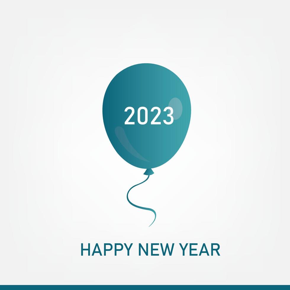 PVector Illustration of Happy New Year. Simple and Elegant Design vector