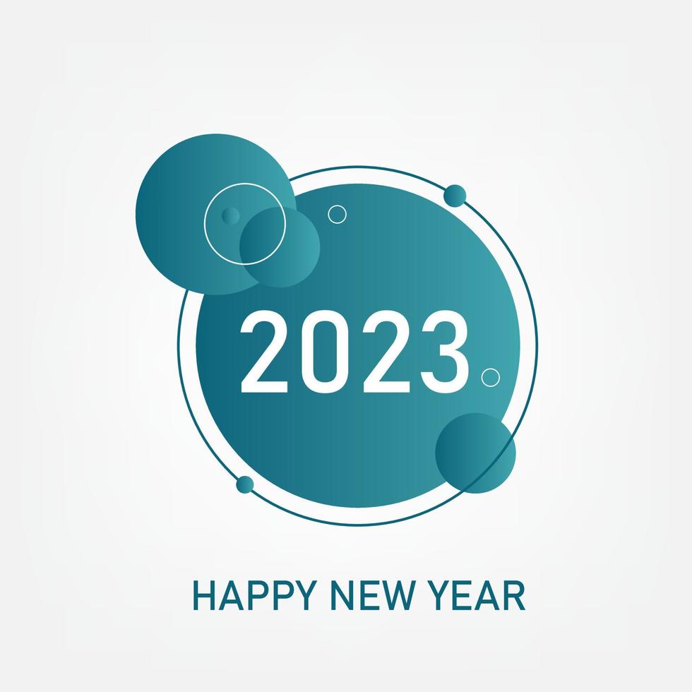 PVector Illustration of Happy New Year. Simple and Elegant Design vector