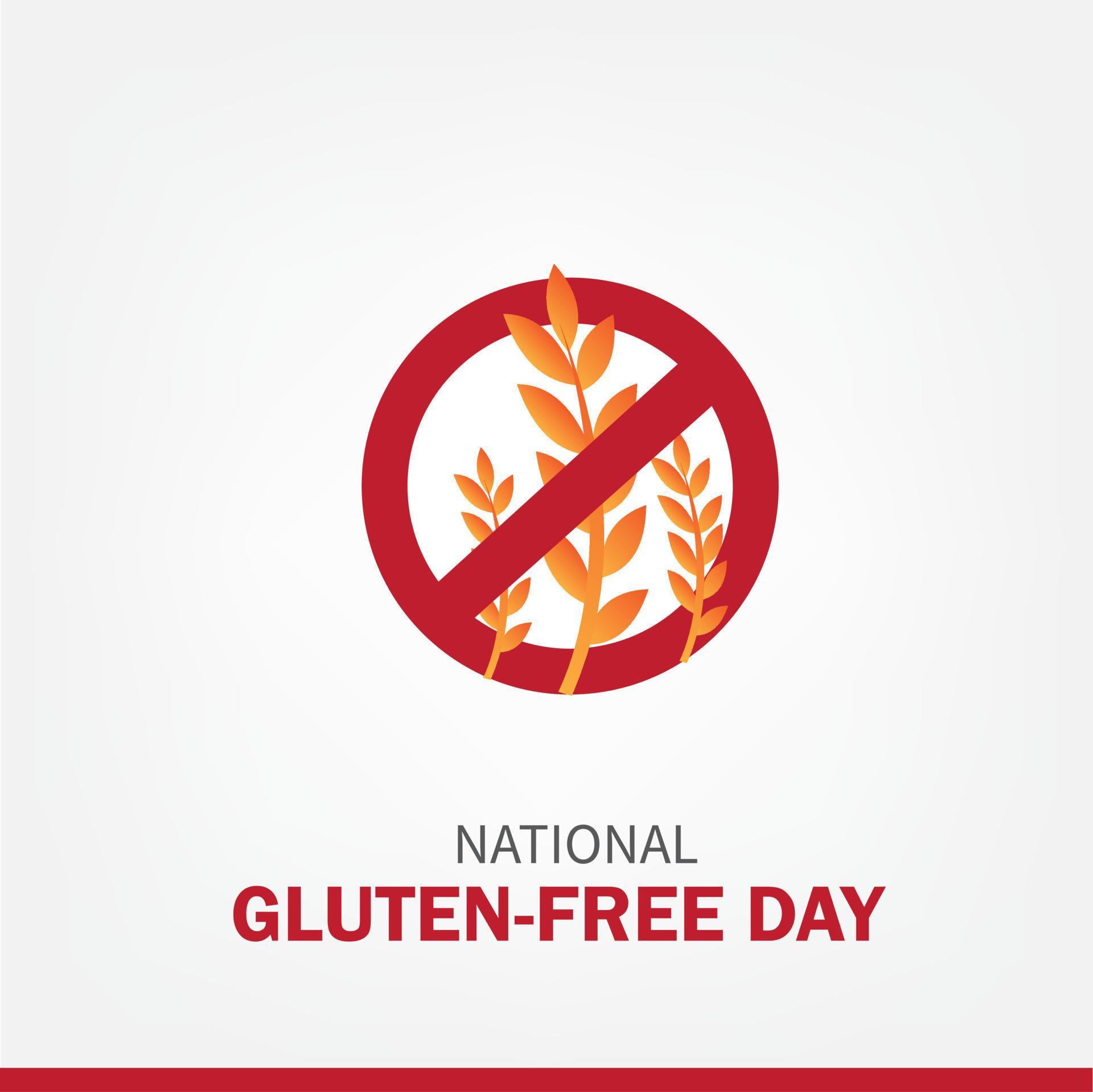 Vector Illustration of GlutenFree Day. Simple and Elegant Design