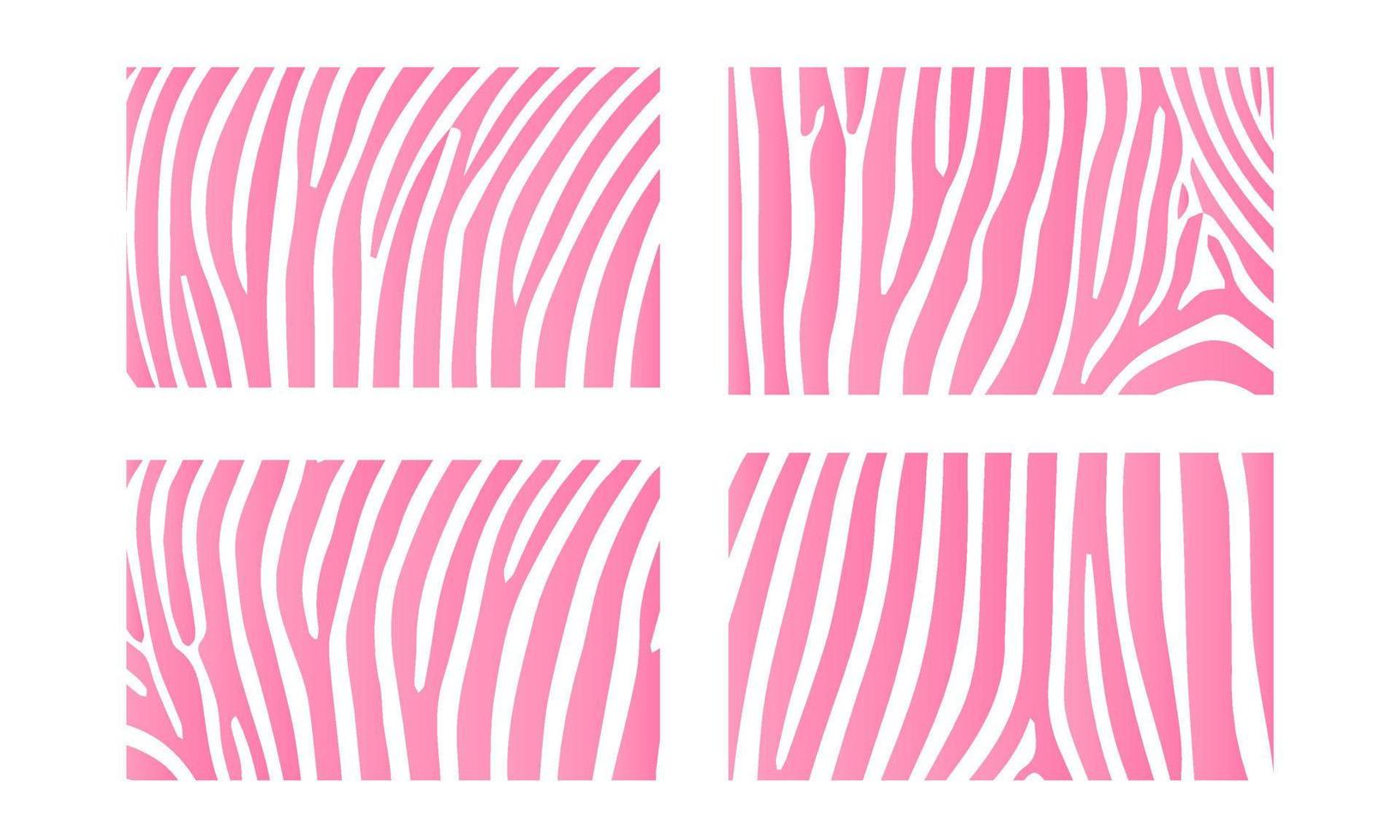 Pink Zebra animal skin print vector