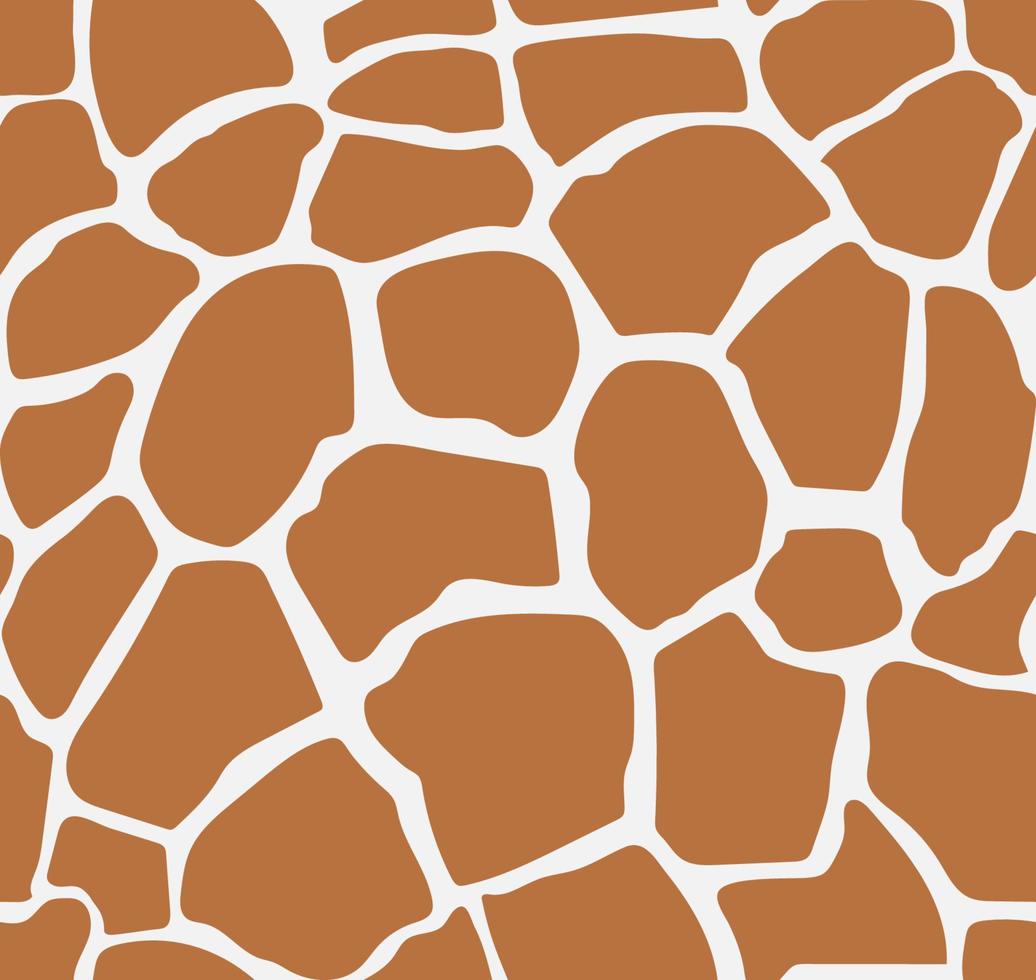 Giraffe skin seamless pattern vector