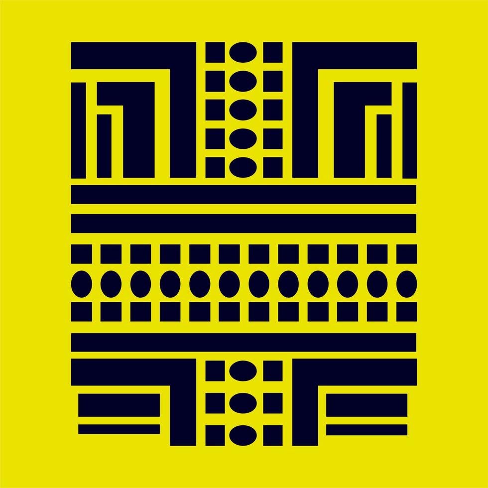 tribal pattern shape pattern. world culture tribal motif design. abstract design with unique shape pattern. elegant and futuristic batik motif. vector