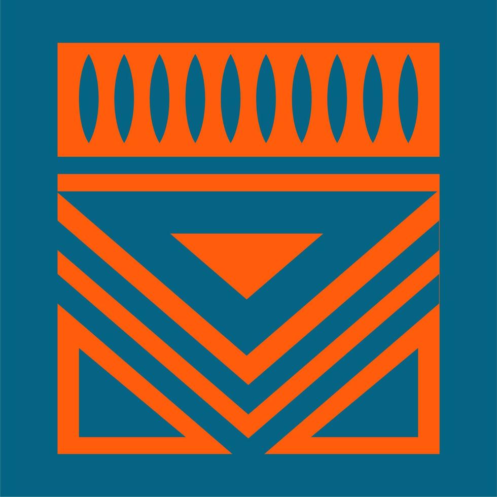 tribal pattern shape pattern. world culture tribal motif design. abstract design with unique shape pattern. elegant and futuristic batik motif. vector