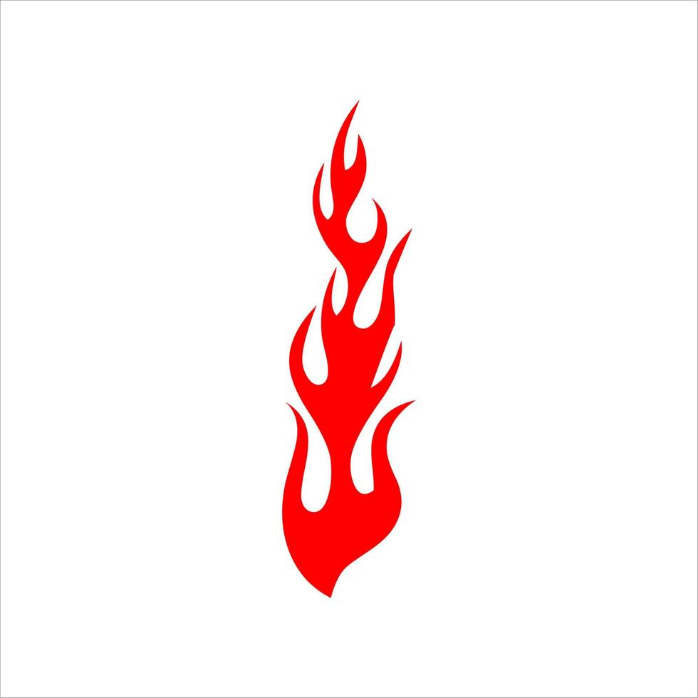 fire set logo. vector set of fire silhouettes with various shapes of burning coals. fire vector pack