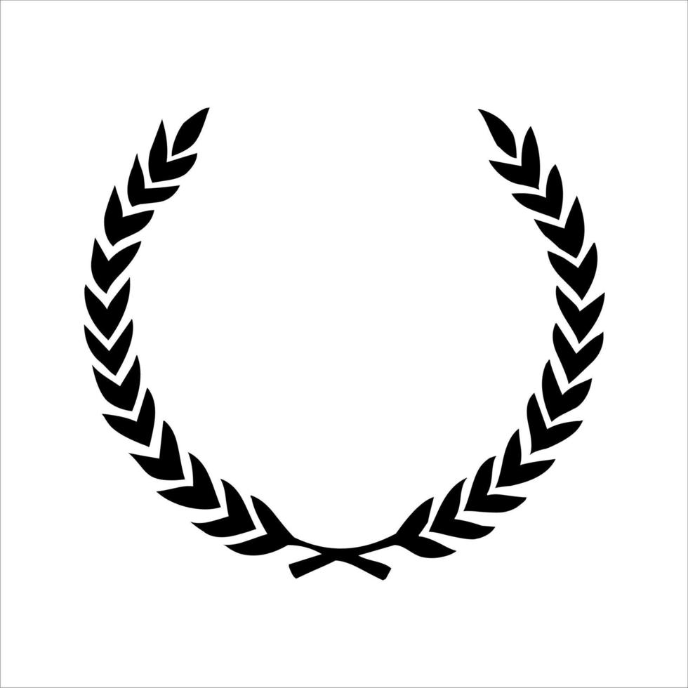 circular rice logo isolated on white background. rice company logos and symbols with unique and various shapes. circular rice logo shapes vector