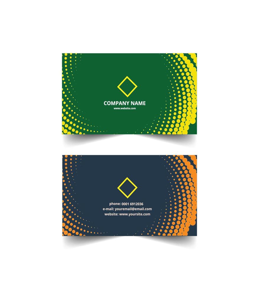 Dots Business card vector