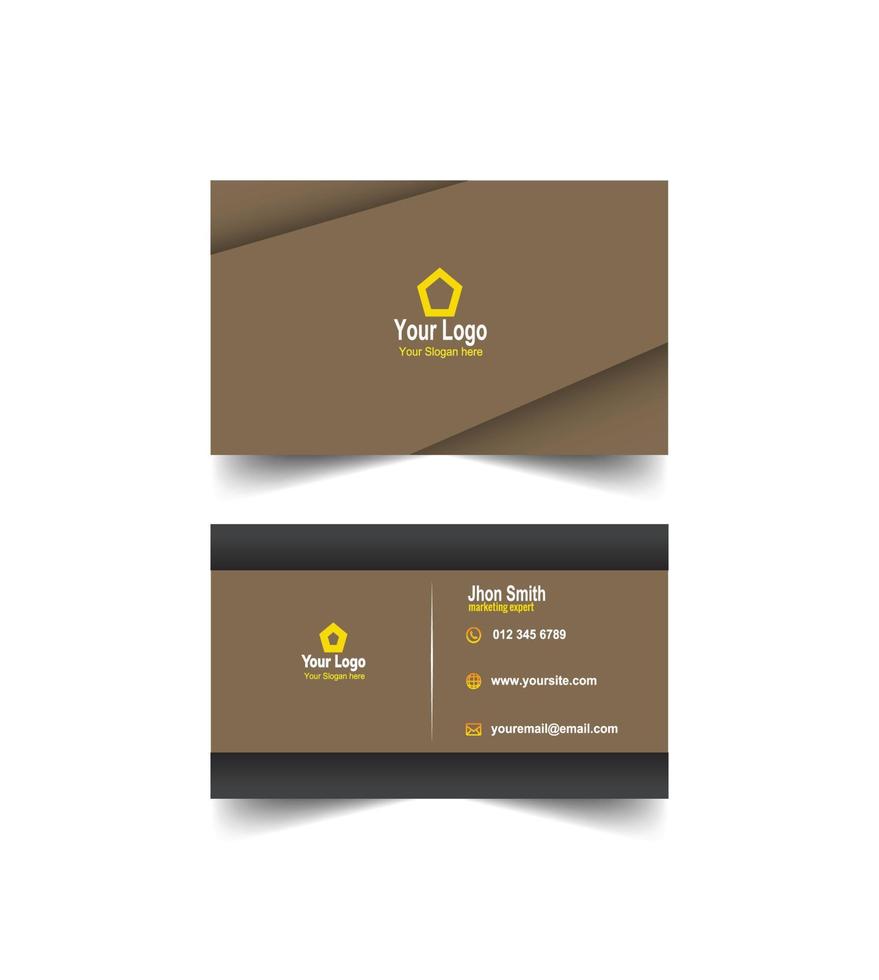 Business card template vector