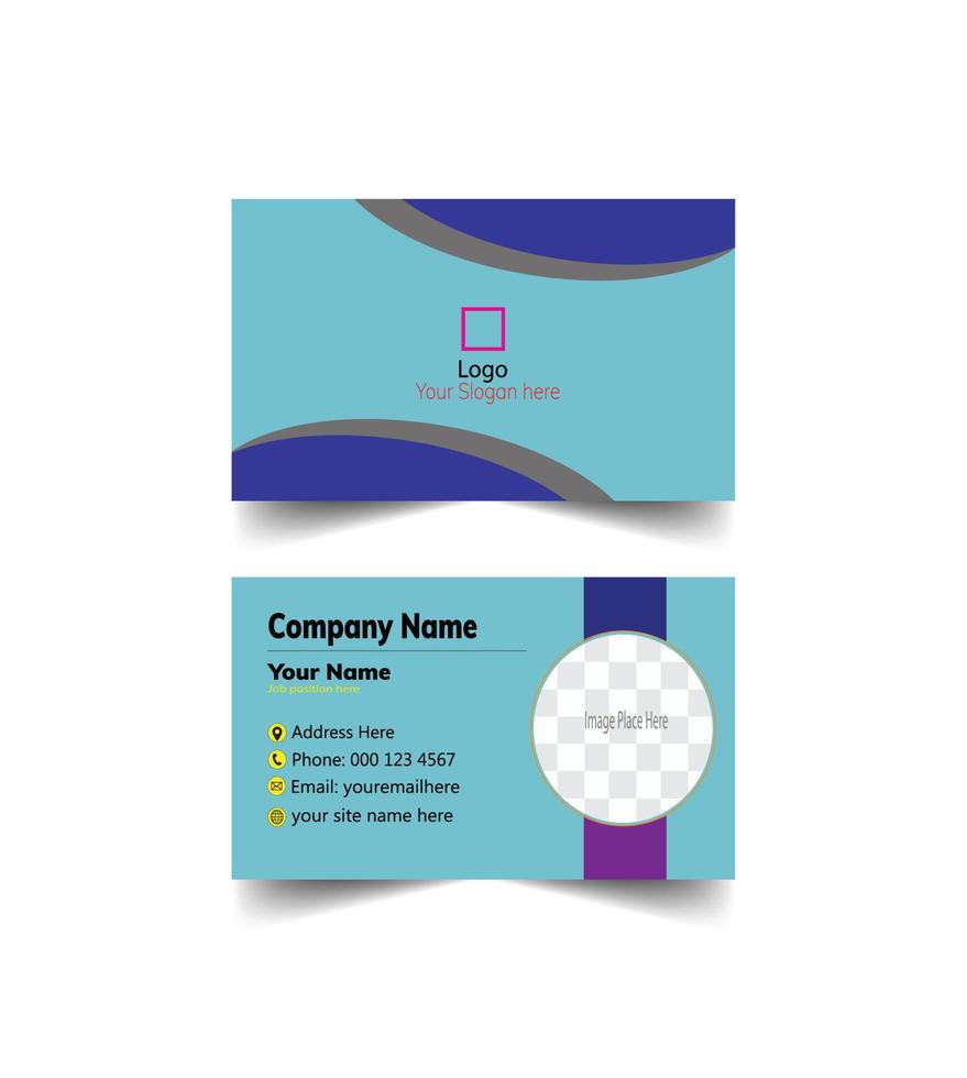 Business card design vector