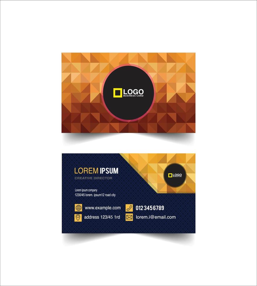 Business card design template vector