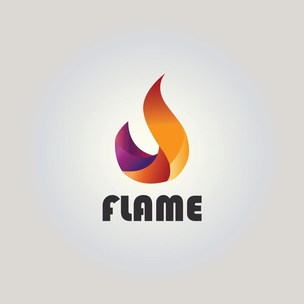 Flame Logo design vector
