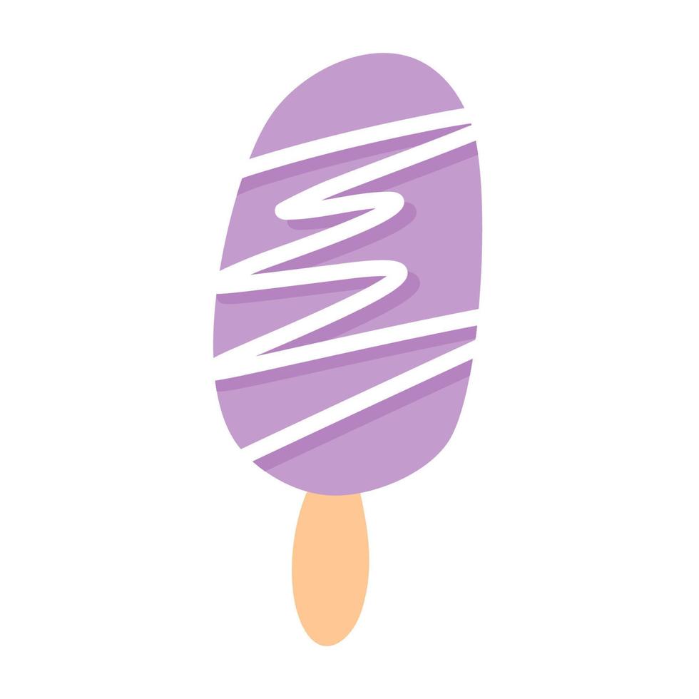 several ice creams with delicious taste vector