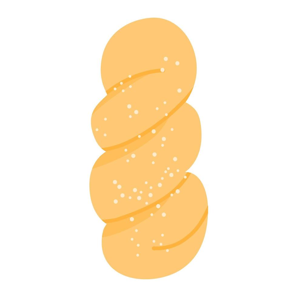 Twisted doughnut food vector