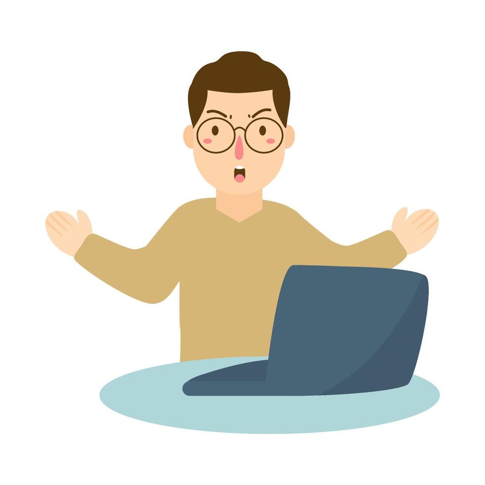 Stressed at Work vector