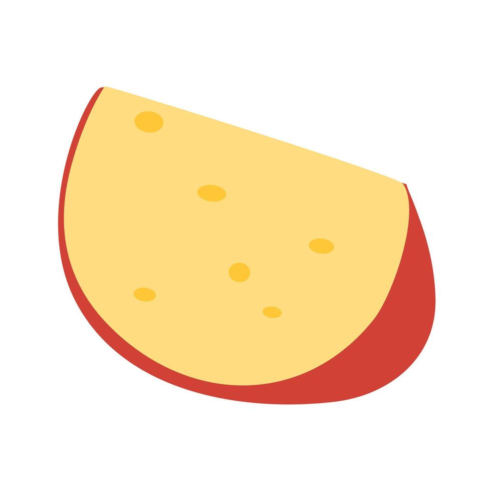 gouda cheese illustration vector