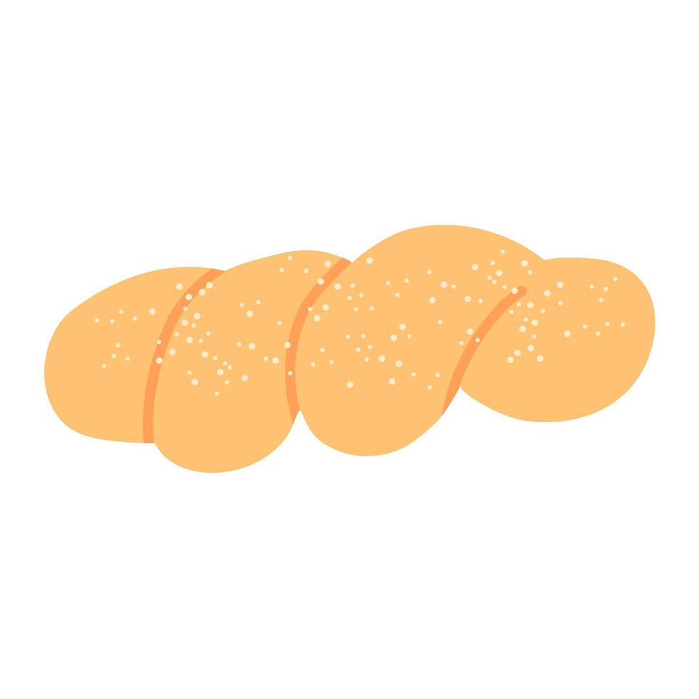 Twist donut Korean style donut vector