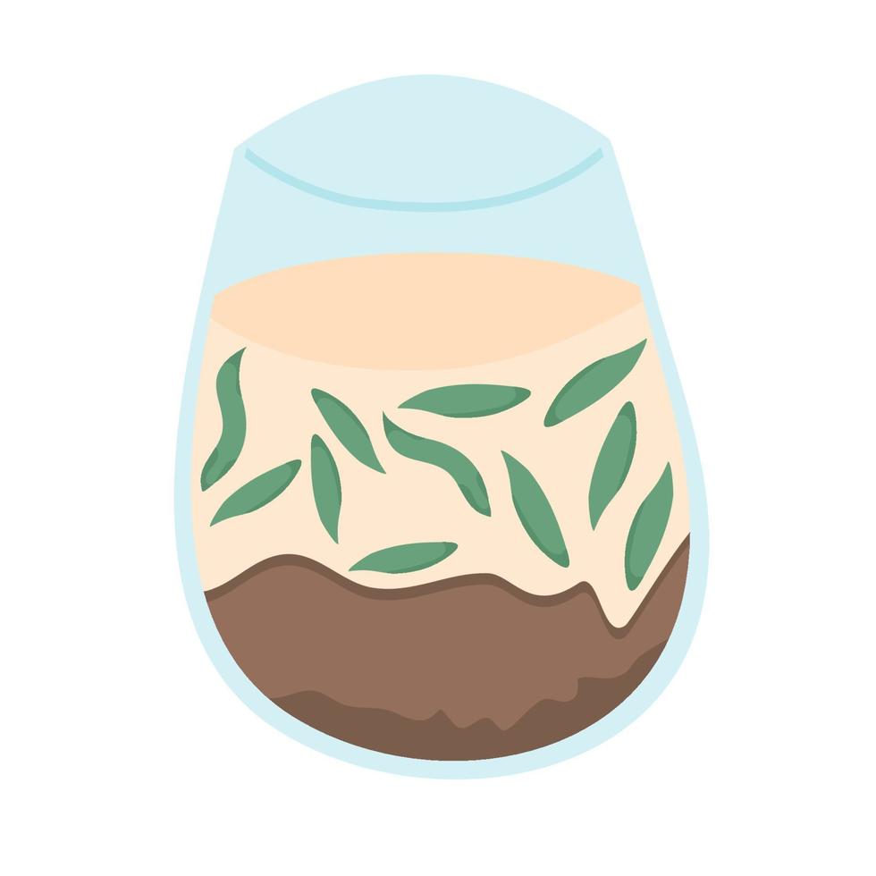 Es Cendol or Dawet is a traditional Indonesian dessert vector