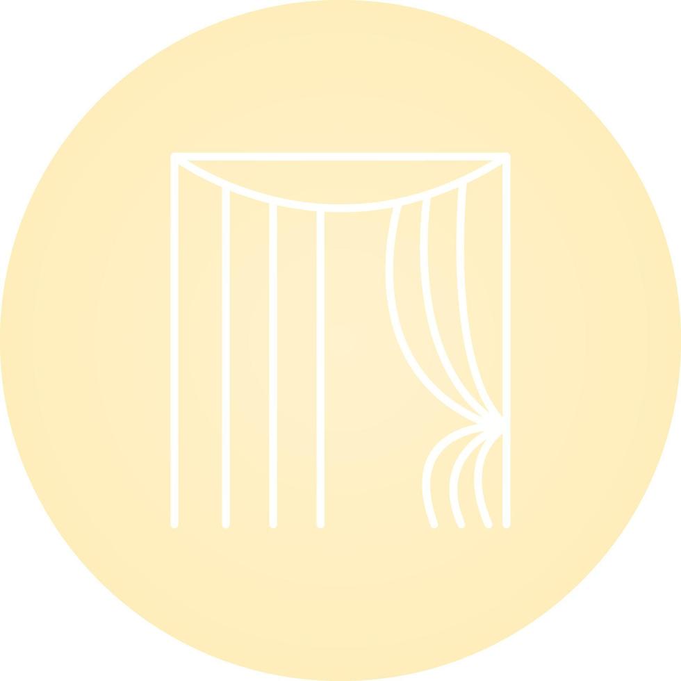Curtains Vector Icon