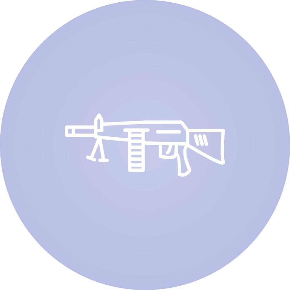 Machine Gun Vector Icon