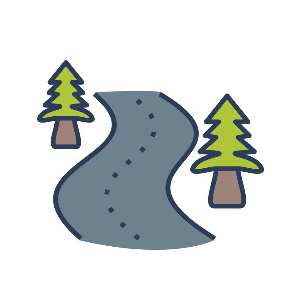 Road Vector Icon