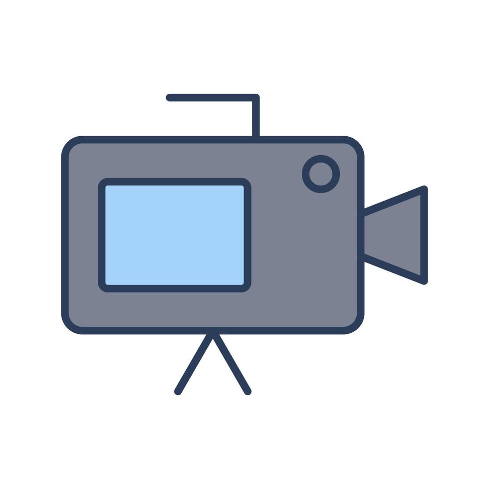 icono de vector de cámara de vídeo