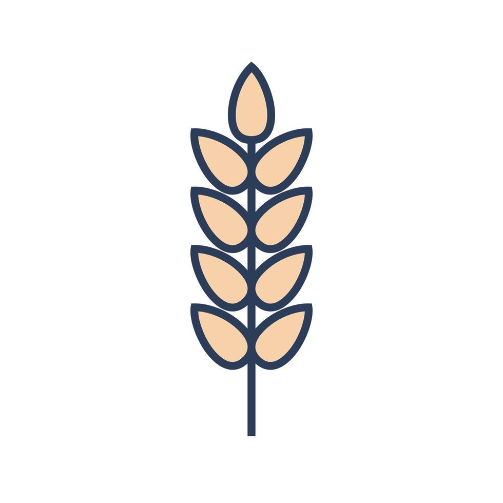 Wheat Vector Icon