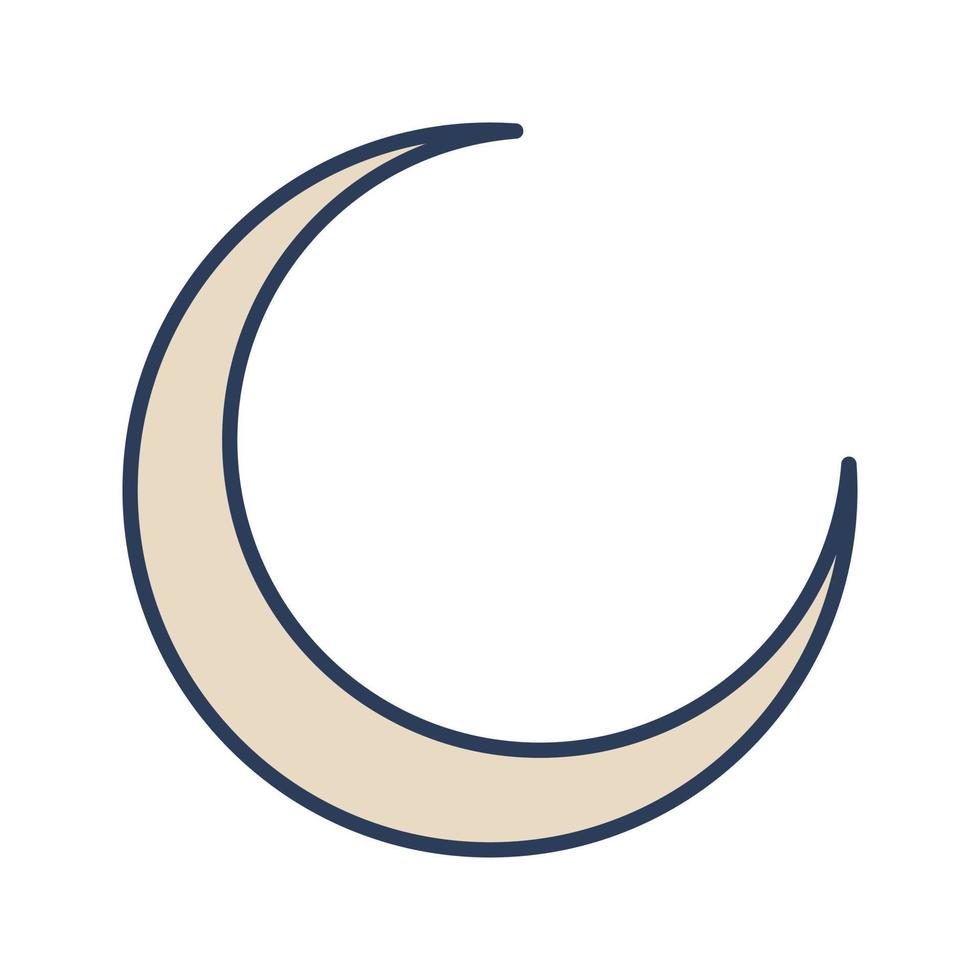 New Moon Vector Icon