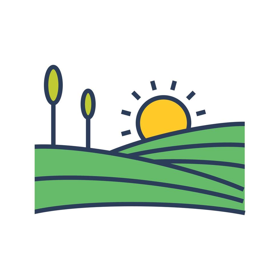 Farms Vector Icon