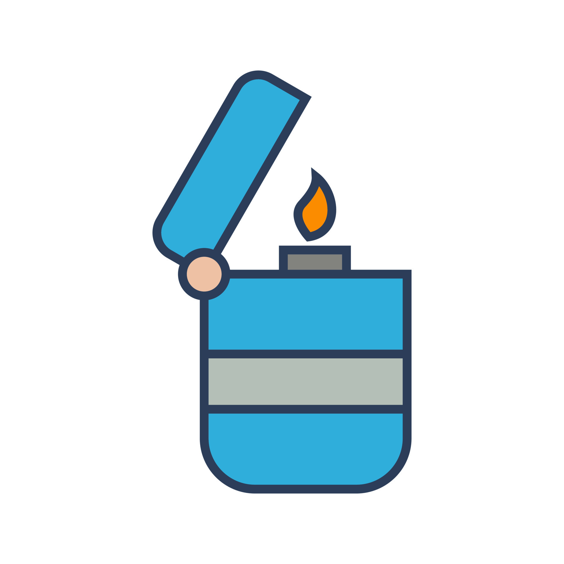 Lighter Vector Icon 16612325 Vector Art at Vecteezy