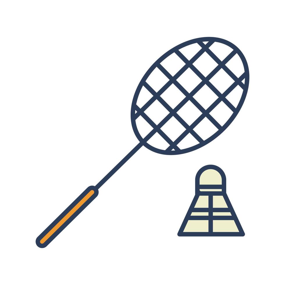 icono de vector de bádminton