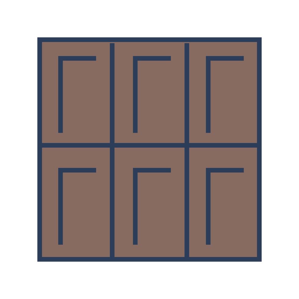 Chocolate biscuit Vector Icon