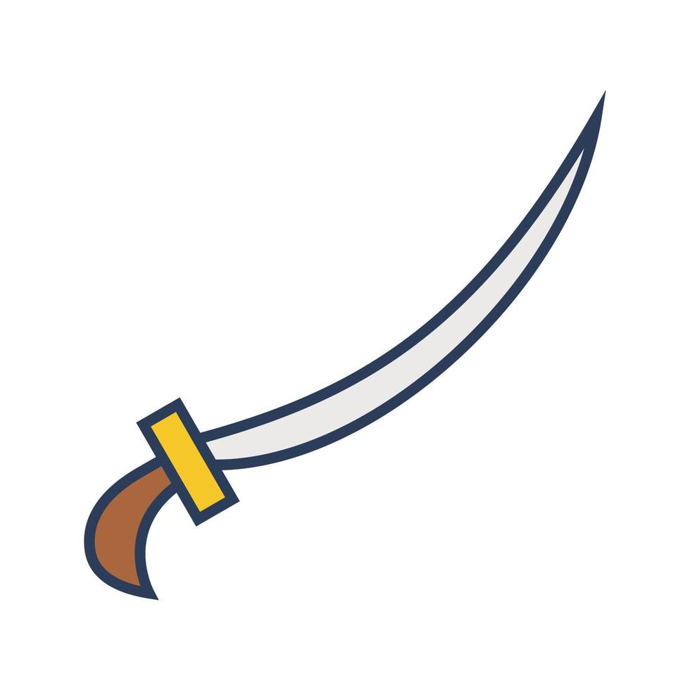 Arabic Sword Vector Icon