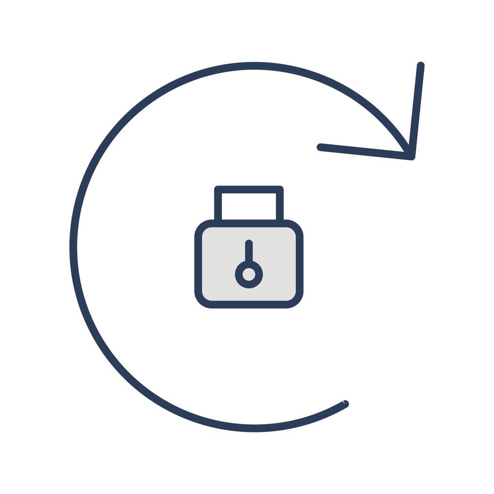 Portrait orientation lock Vector Icon 16612483 Vector Art at Vecteezy