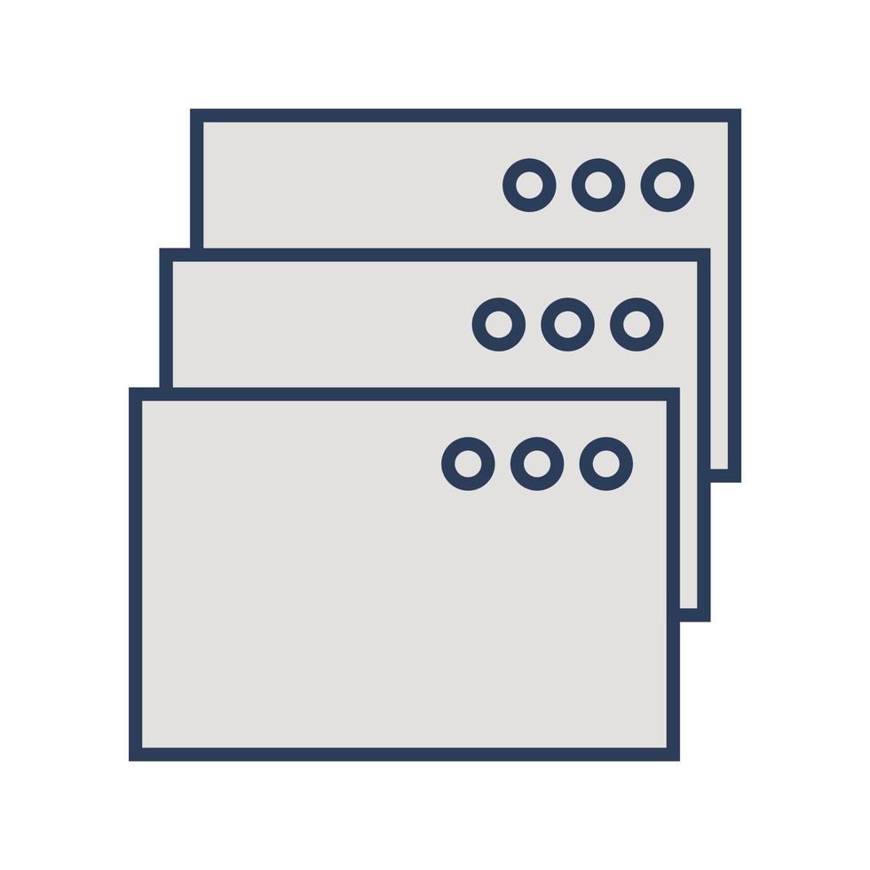 Tabs Vector Icon 16612485 Vector Art at Vecteezy