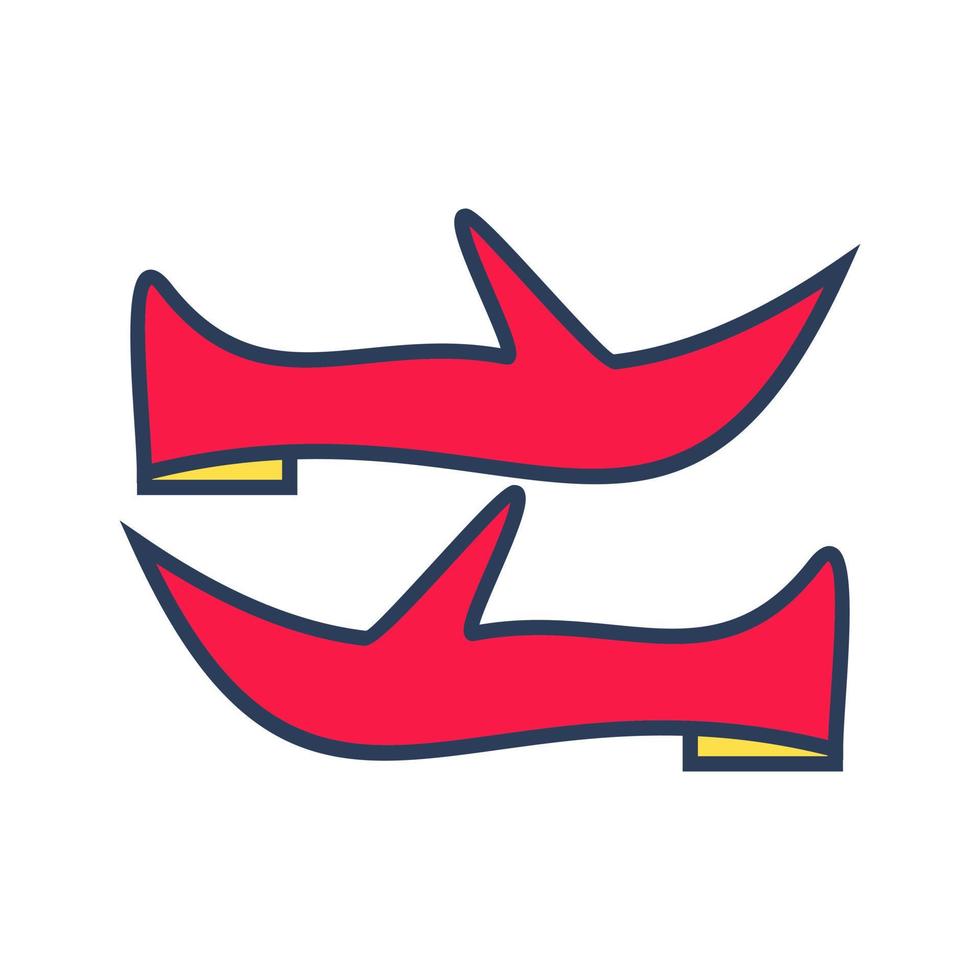 Arabic Shoes Vector Icon