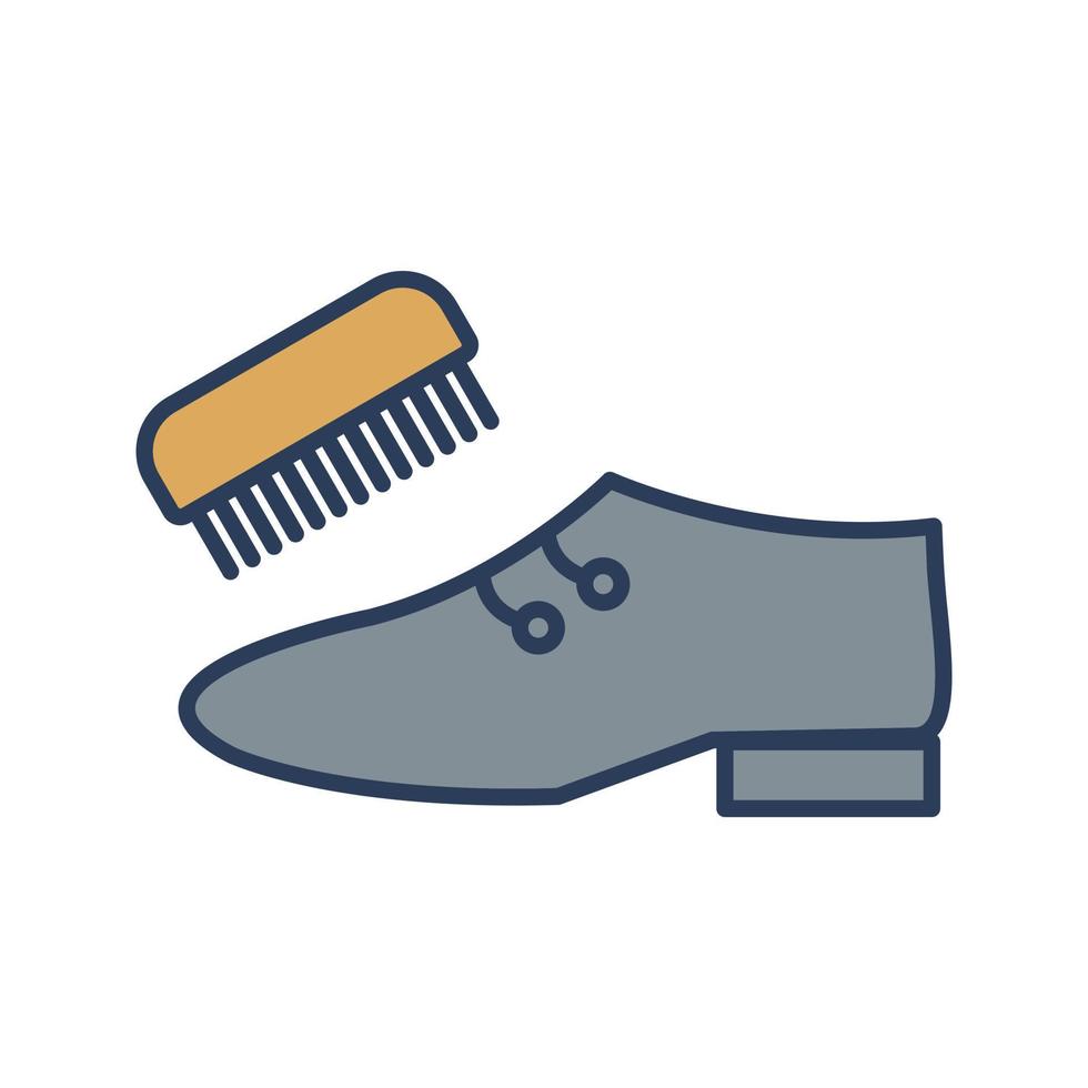 Shoe Polishing Vector Icon