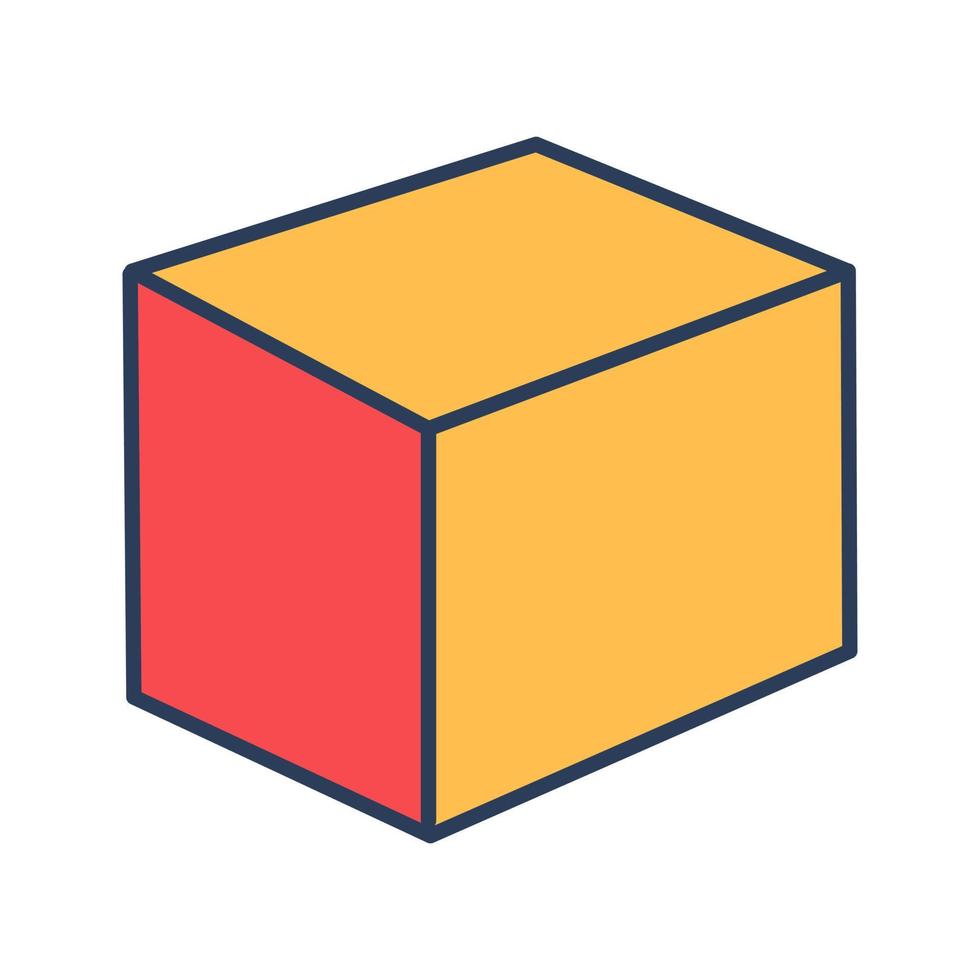 Cube Vector Icon