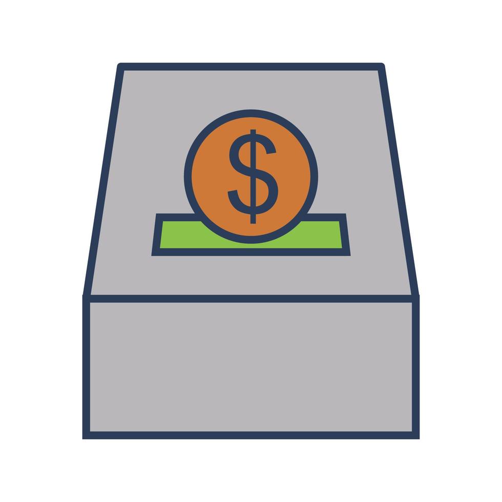 Charity Box Vector Icon