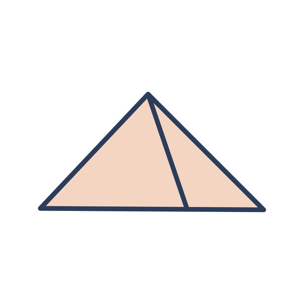 Pyramid Vector Icon