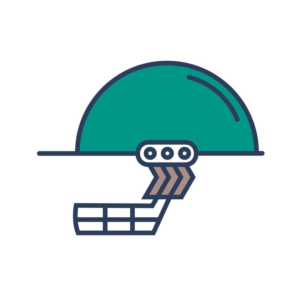 Cricket Helmet Vector Icon